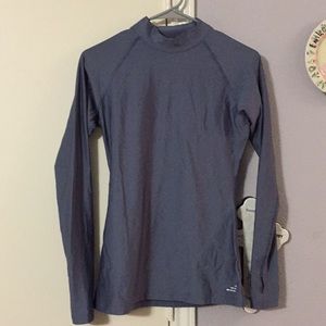 Ski long sleeve mock turtleneck